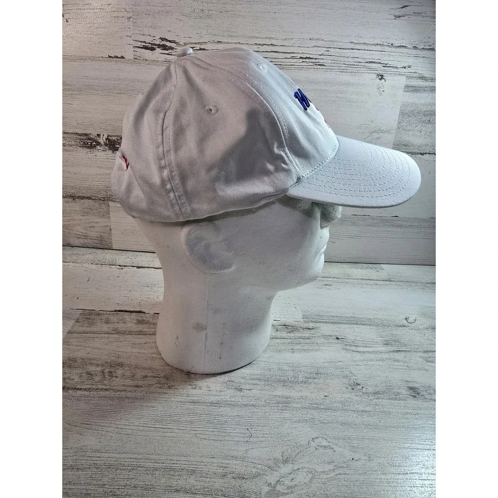 Hard Rock Cafe Paris Vintage White Snapback Hat Rock de Triomphe‎ 90s Cap